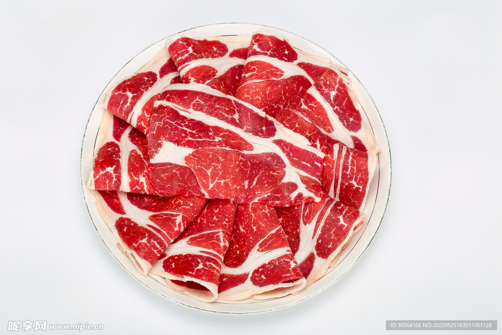 雪花肥牛肉片