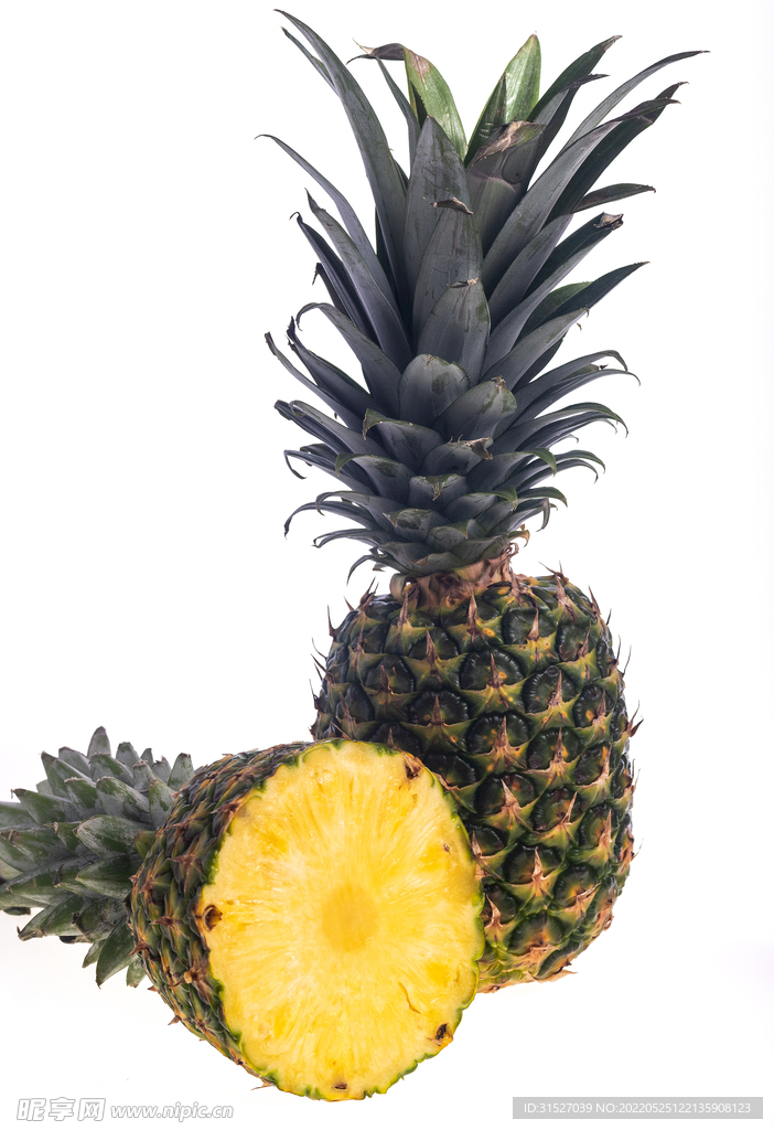 新鲜的菠萝高清图片 
