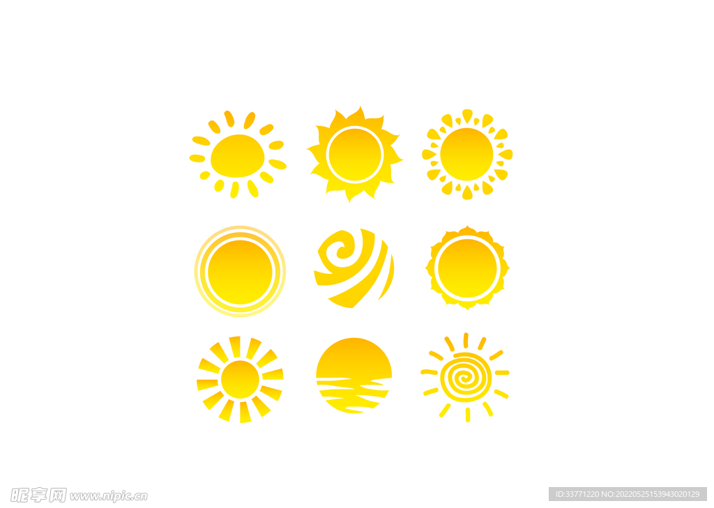 卡通太阳