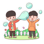  吹泡泡 