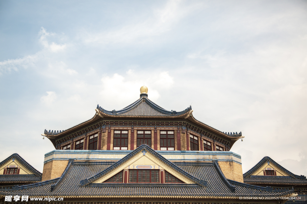户外复古宫殿建筑