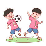  小朋友踢足球 