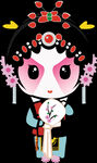 京剧花旦 卡通花旦 经典国粹 