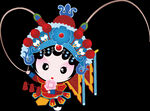 京剧花旦 卡通花旦 经典国粹 