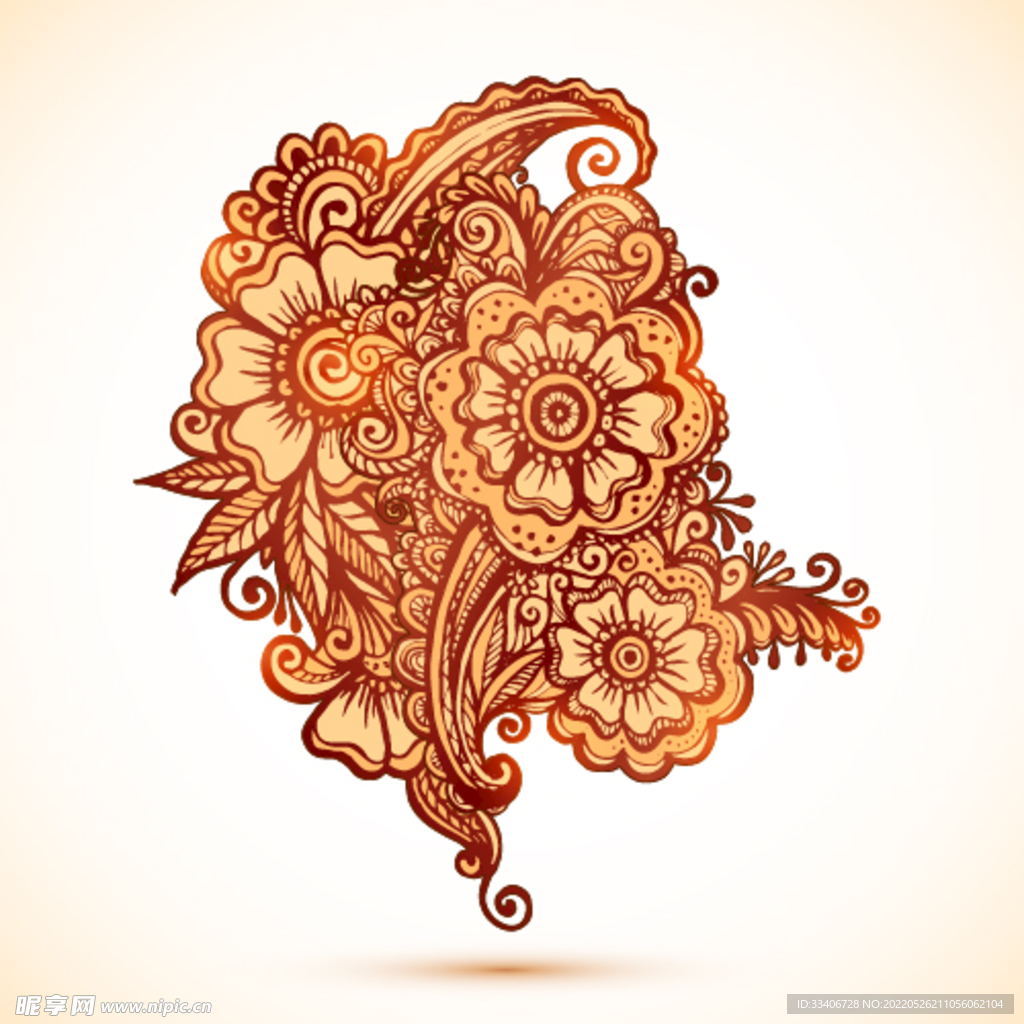 欧式花纹