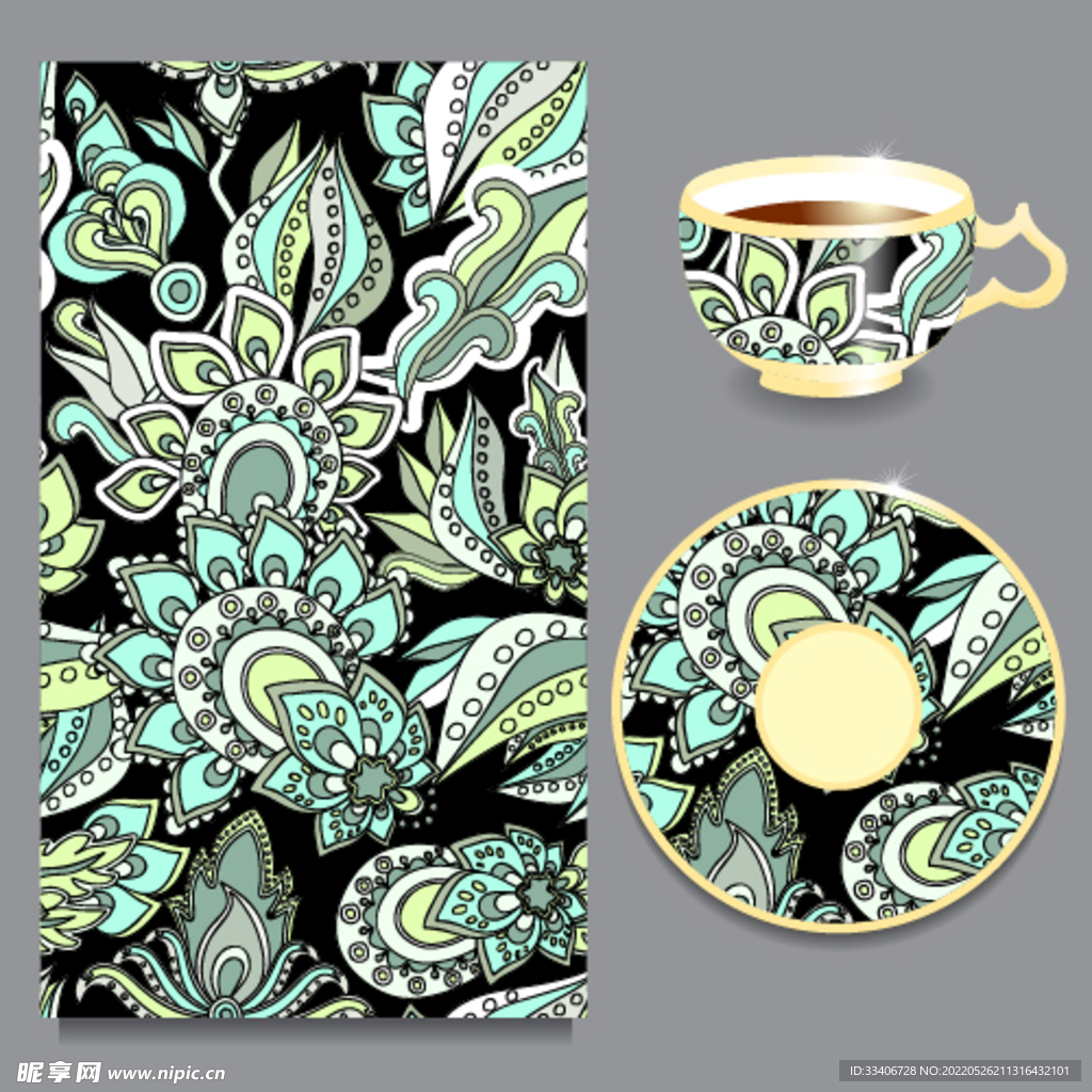 欧式花纹
