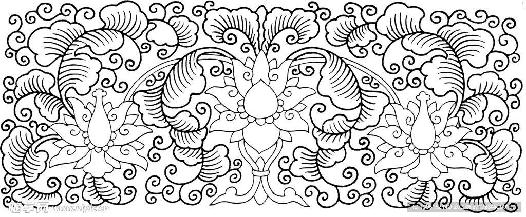 古典花纹