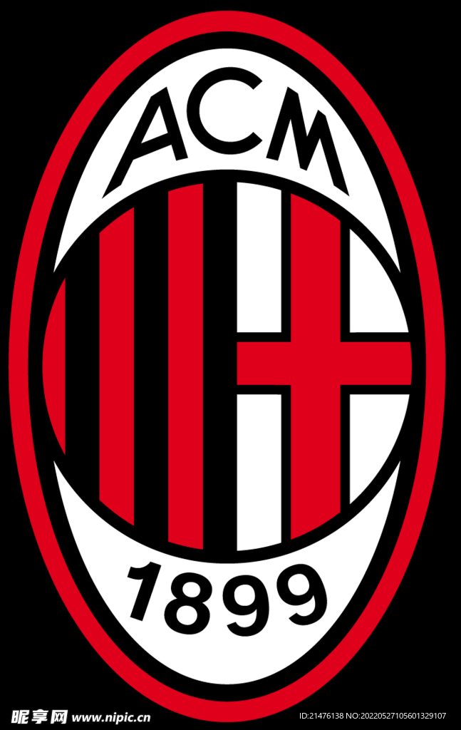 AC米兰球队logo