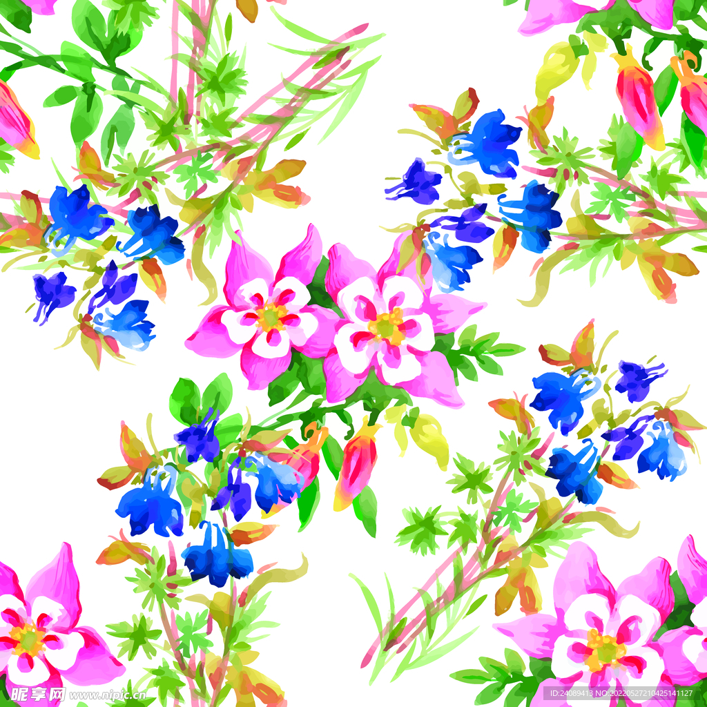 抽象花  