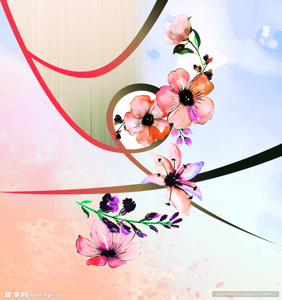 清爽花