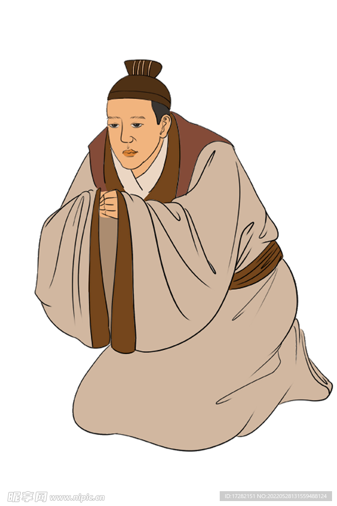 古人物  psd分层  
