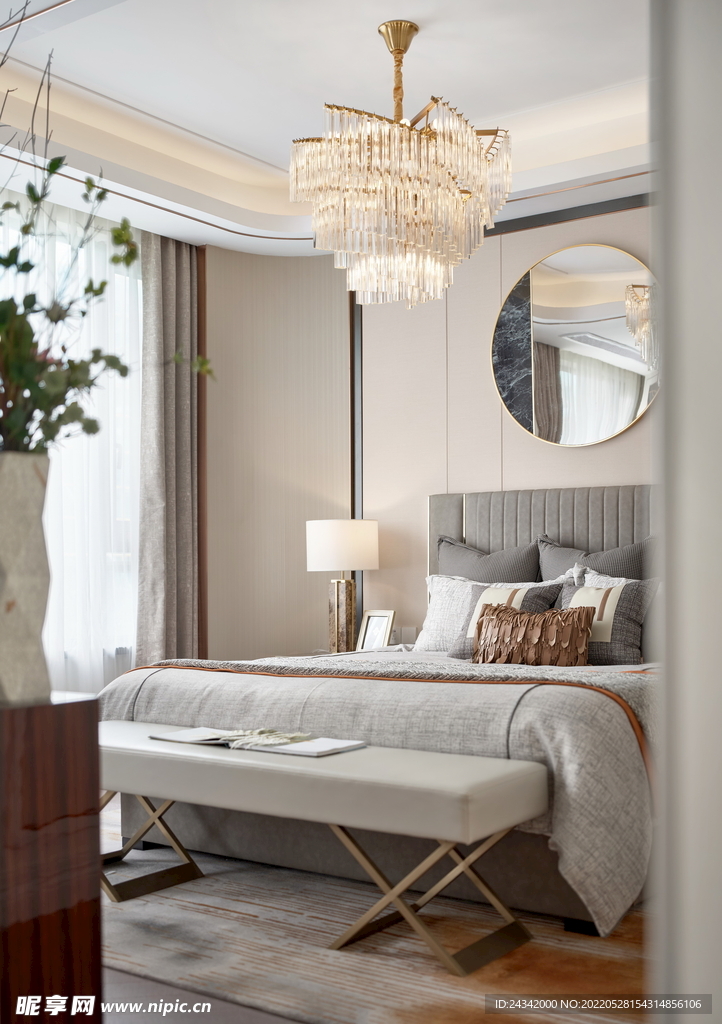 轻奢风格家装实景图