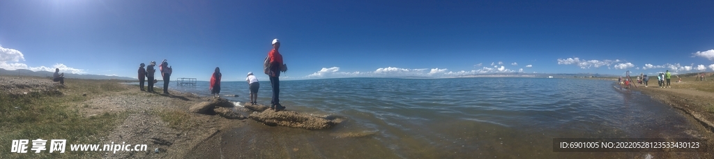 青海湖全景