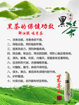 黑茶的保健功效海报