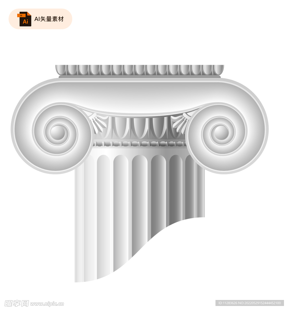 罗马建筑柱头装饰