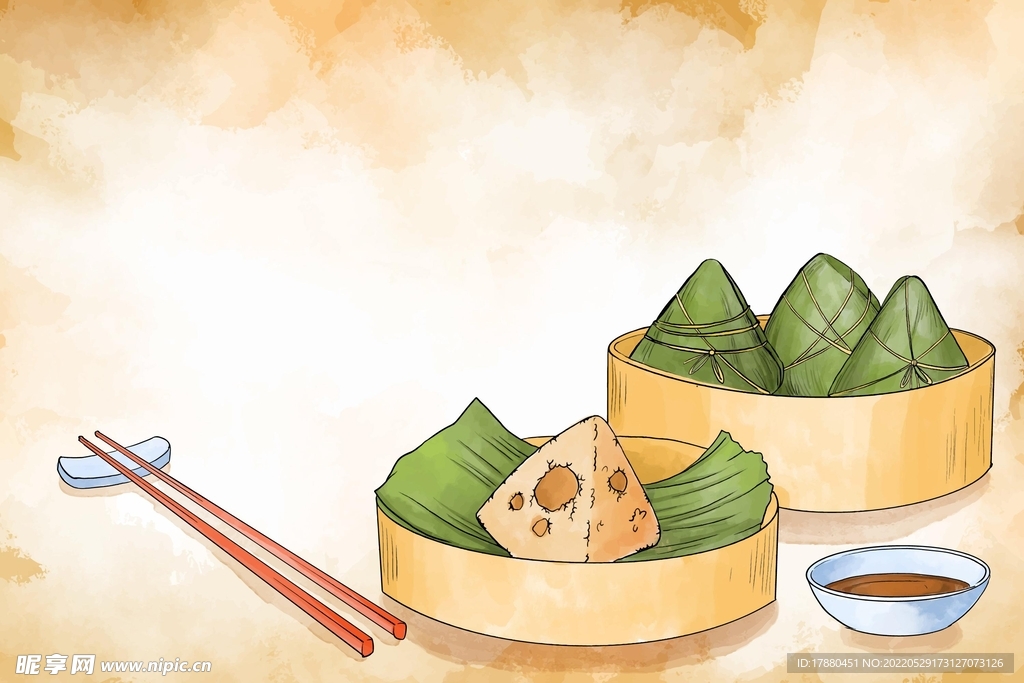 端午节粽子插图