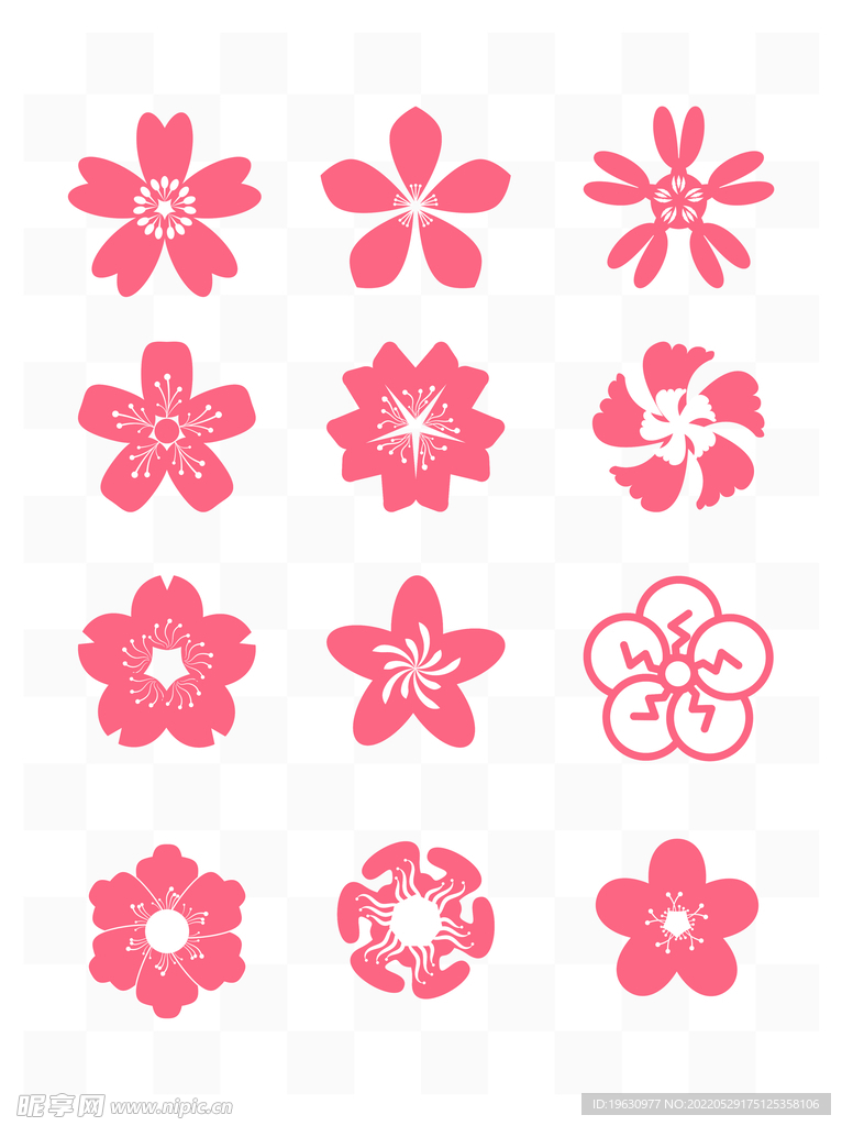 手绘樱花