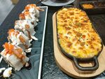 芝士玉米粒和寿司