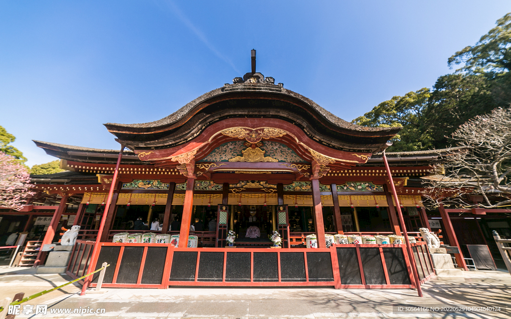 户外复古宫殿建筑