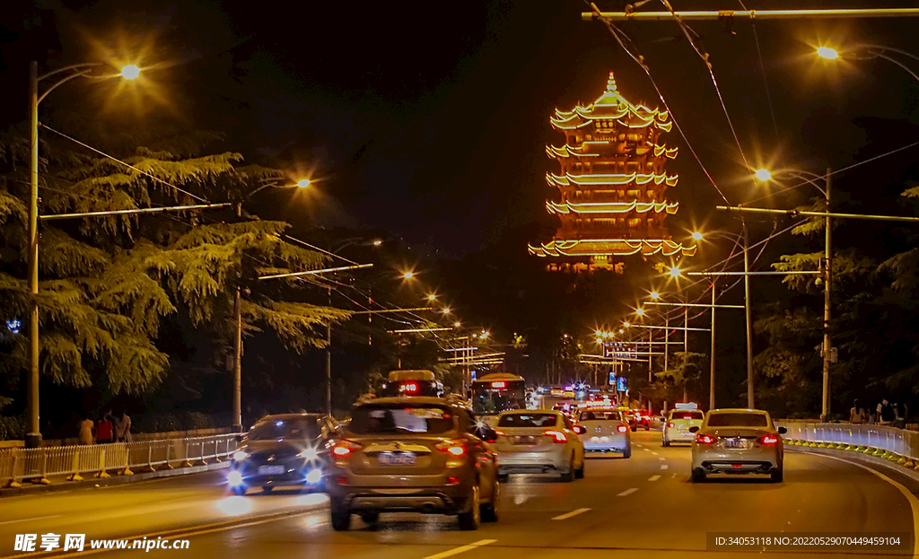 岳阳楼夜景