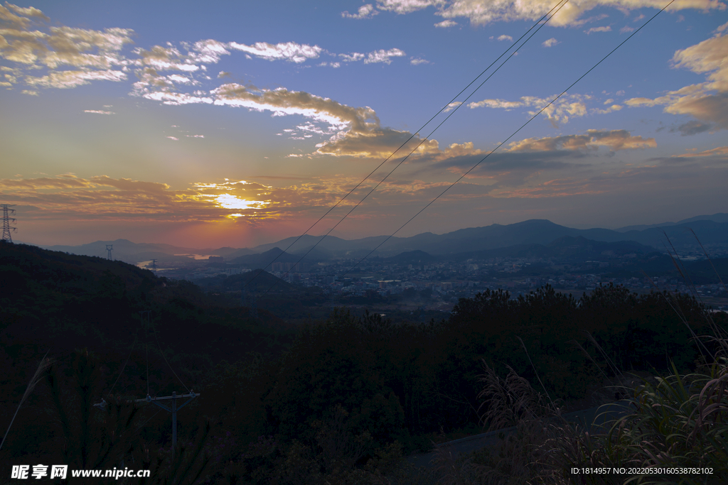 夕阳风光超清摄影