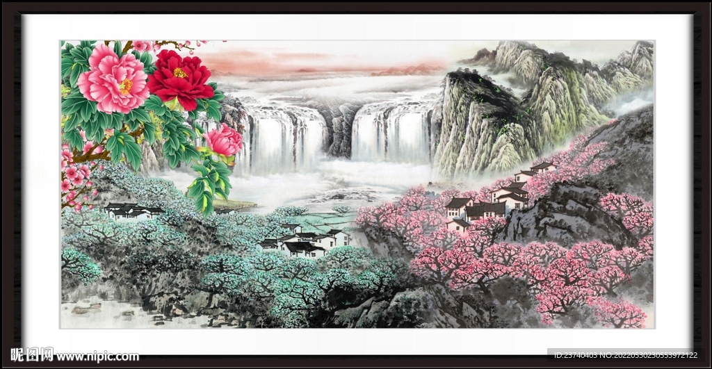 国画山水 