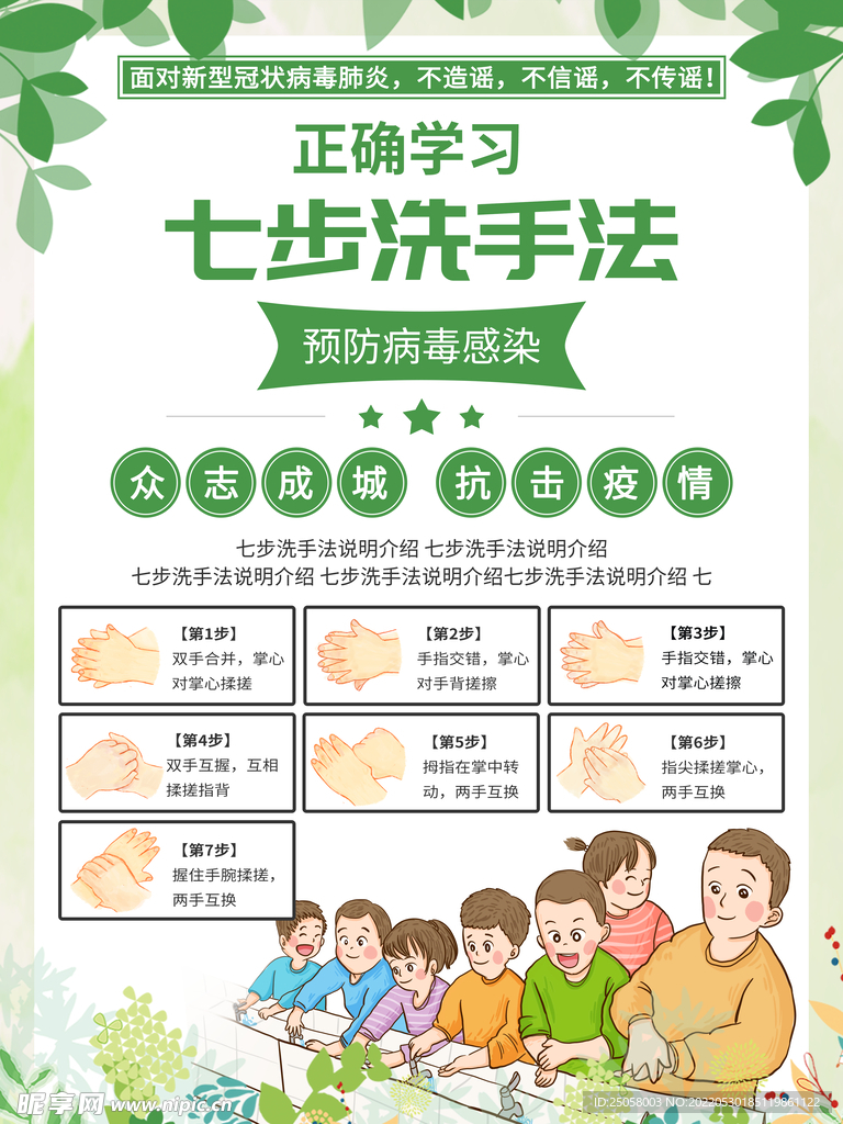 七步洗手法
