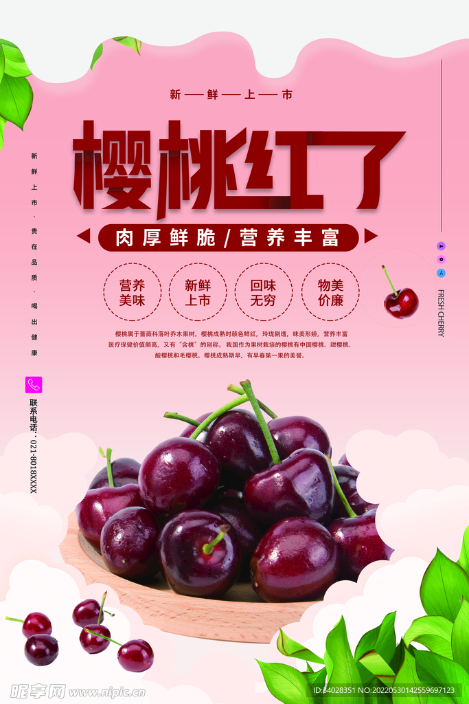 樱桃海报