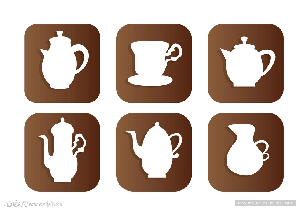 咖啡壶餐厅图标