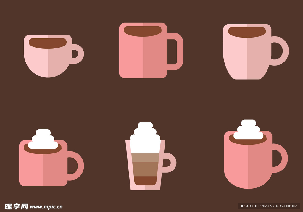 咖啡杯子图标icon