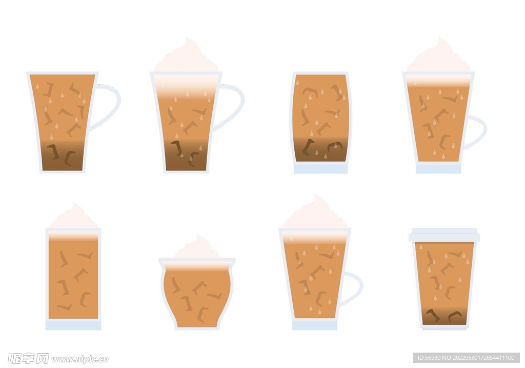 冻饮咖啡饮料图标