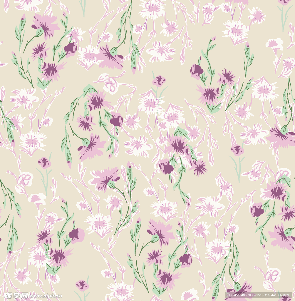 手绘花