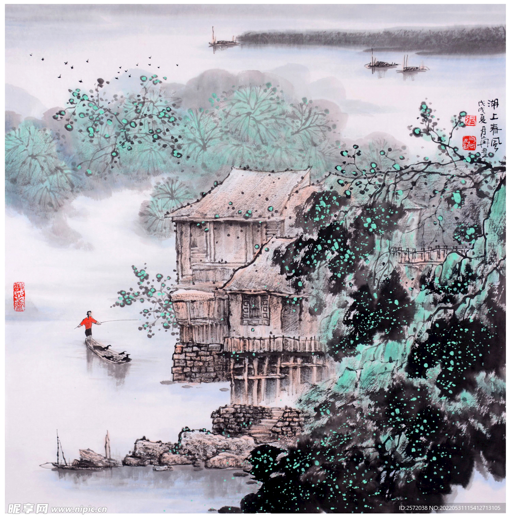湖上春风
