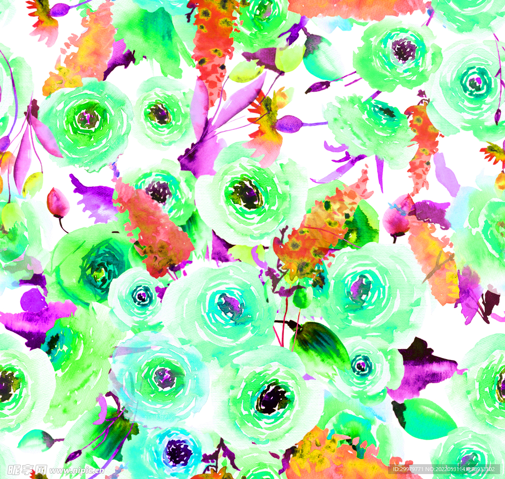 手绘花