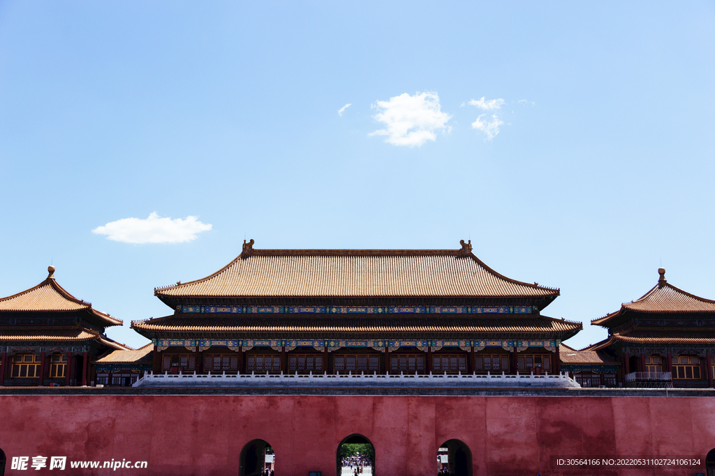 户外复古宫殿建筑