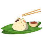 手绘粽子