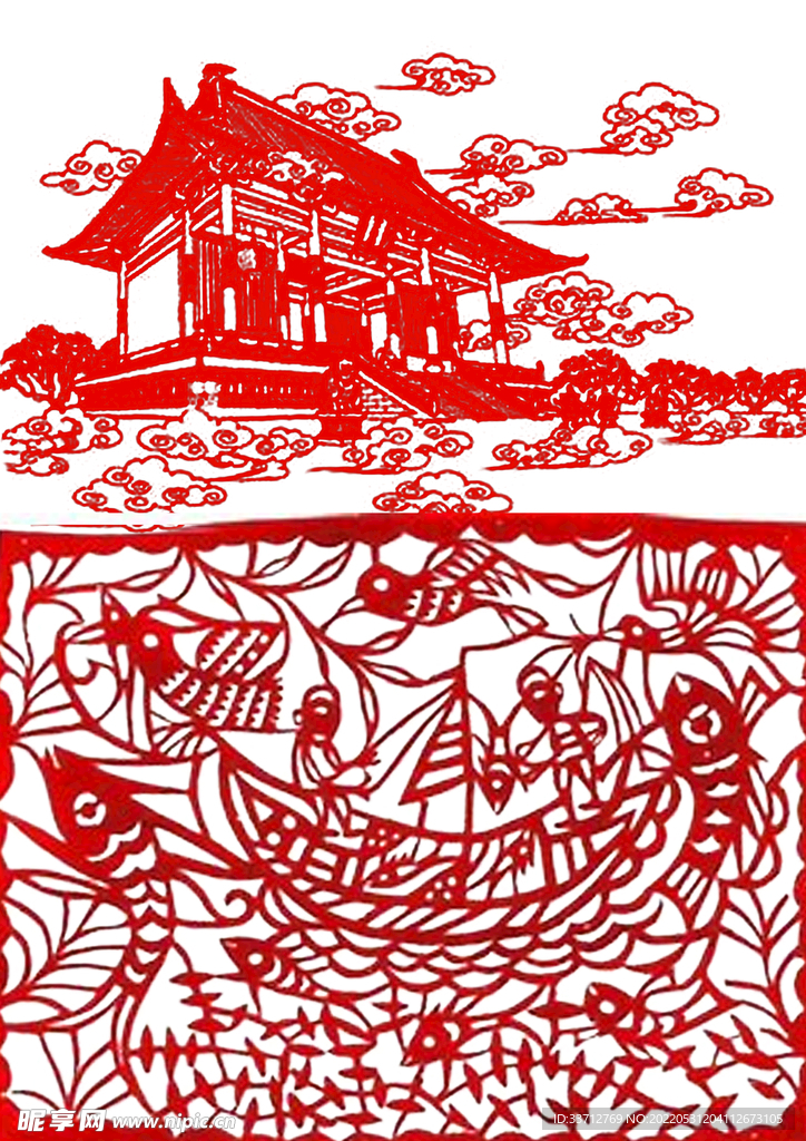 剪纸插画