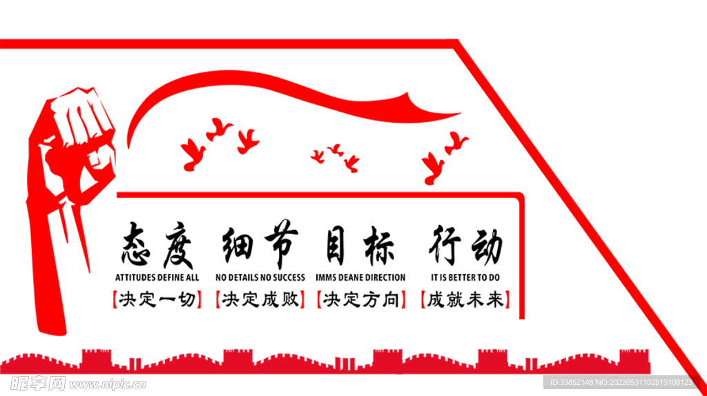态度  细节  目标  行动