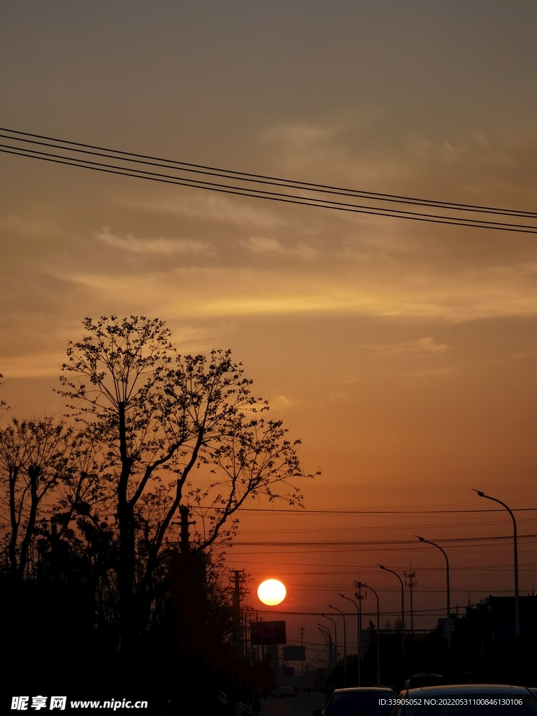 夕阳 