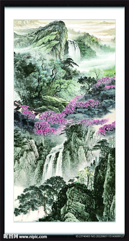 巨幅山水画 