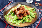 豆角炖排骨