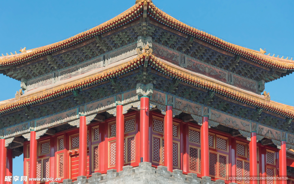 户外复古宫殿建筑