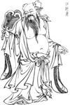 八仙 手绘