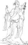 八仙 手绘