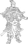 吕布线稿