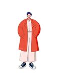 扁平风手绘人物
