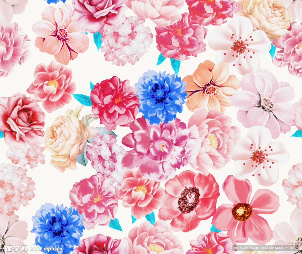 手绘花