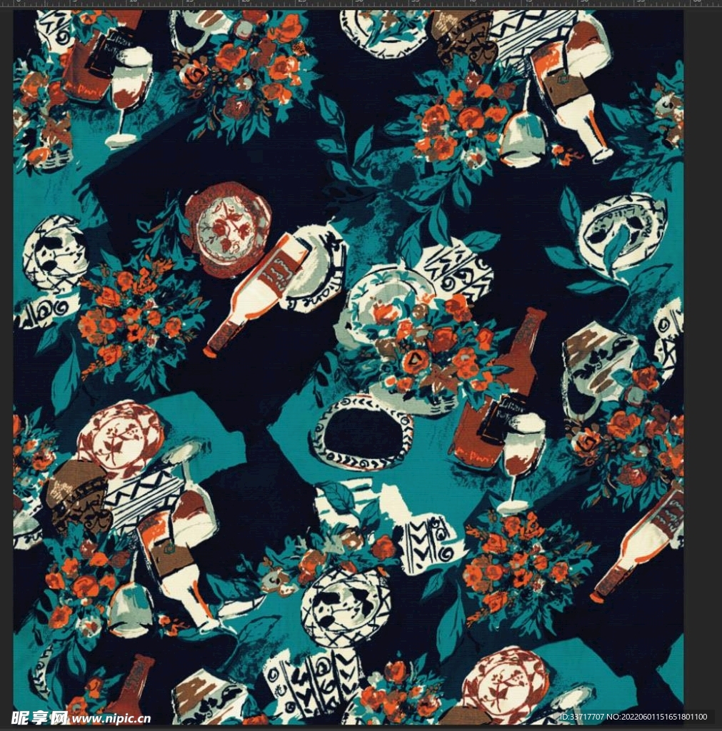 插画 花卉