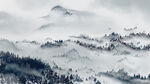 水墨山水挂画