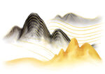 水墨山水背景